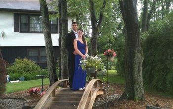 My bridge project was finished just in time for Prom night...rained during the day, but skies cleared!! Thank goodness