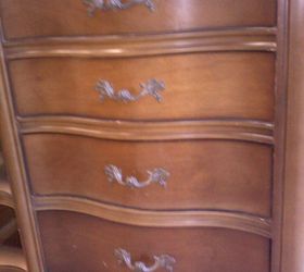 old dresser from hospice resell shop restored, painted furniture, Before