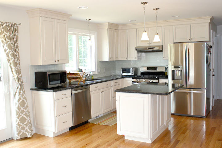 kitchen backsplash redo clean, home improvement, kitchen design, tiling, Urban Hues in color Cloud