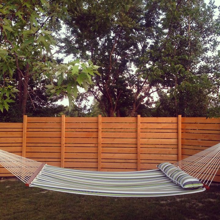 backyard ideas wood plank fence, diy, fences, landscape, outdoor living, woodworking projects