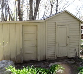 jacking up a shed, Shed for a Maine camp