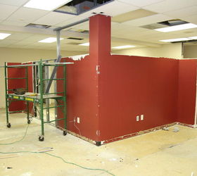 renovacion de la oficina con pared de palets, Renovaci n en marcha