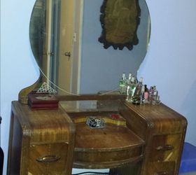 Staining A Wooden 1942 Vanity Table Back To Life Hometalk