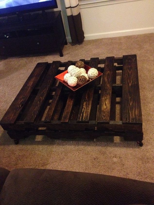 pallet coffe table wood, diy, painted furniture, pallet, repurposing upcycling