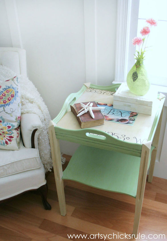 chalk paint table obx graphic makover, chalk paint, painted furniture, repurposing upcycling
