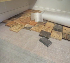 pallet floors redo flooring, diy, flooring, hardwood floors, pallet, repurposing upcycling, woodworking projects
