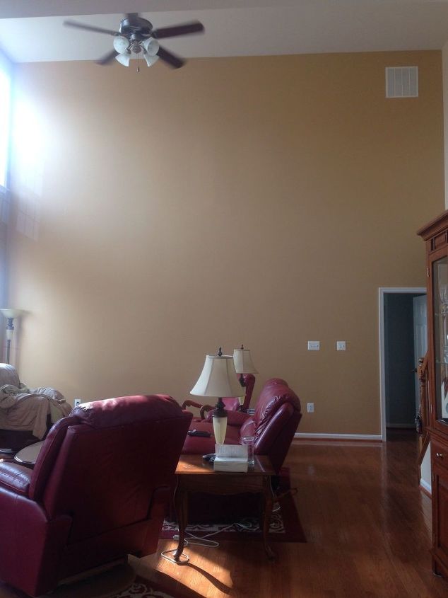 Large Blank Walls Hometalk View Of Wall On The Right As You Enter Room