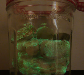 diy glowing in the dark pebbles in the jar, crafts, mason jars, outdoor living, repurposing upcycling