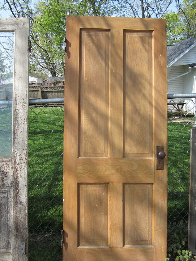 repurposed old door for the garden, gardening, painting, Another project for another day