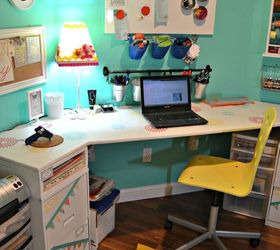 craft room reveal, craft rooms, home decor, organizing