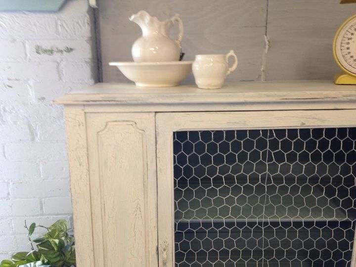 chalk paint crackle cabinet country, chalk paint, painted furniture