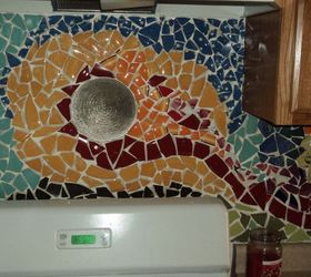 broken pottery backsplash, kitchen backsplash, kitchen design, tiling