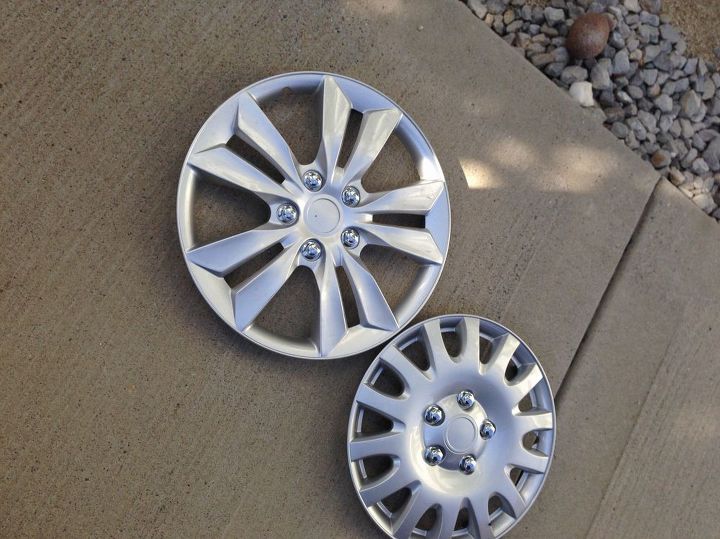 wheel cover fence flowers