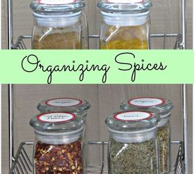 organizing spices pantry, organizing
