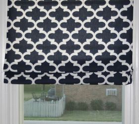 diy faux roman shade mini blind, home decor, window treatments, windows
