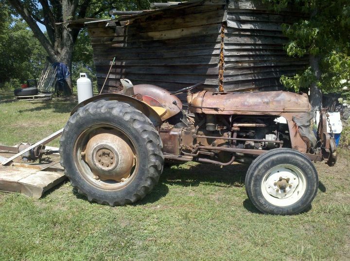 an oldie but goodie, outdoor living, They dont make them like this anymore On first glance It may not look like much but this tractor is not stop machine