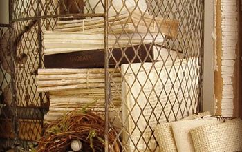 All Tore Up or Books in a Birdcage Vignette