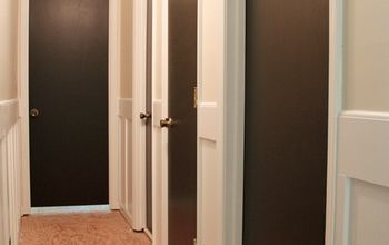 Painting interior doors dark brown/black