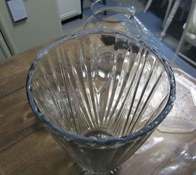 repurposed glassware garden topiaries easy project, flowers, gardening, repurposing upcycling