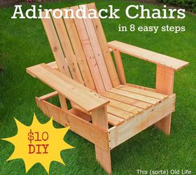 easy economical diy adirondack chairs 10 8 steps 2 hours, Full steps at
