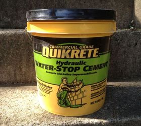 fix small concrete cracks in less than 5 minutes, concrete masonry, home maintenance repairs, how to, Hydraulic Cement