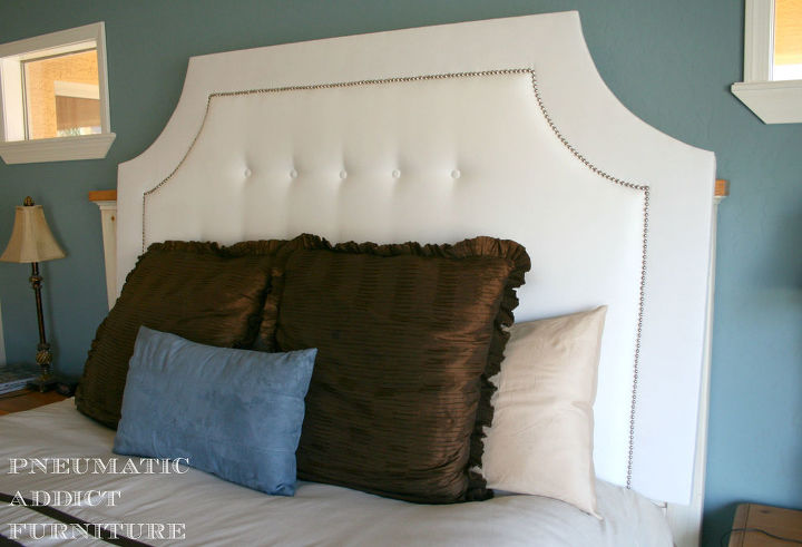tufting a headboard the easy way, diy, reupholster