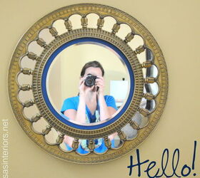 upcycled clock turned sunburst mirror, crafts, garages, repurposing upcycling, Well hello there new sunburst mirror