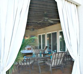 outdoor curtains inexpensive outdoor curtains curtain rods out of plumbing pieces, home decor, repurposing upcycling