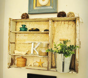 the downstairs bathroom is finished, bathroom ideas, crafts, repurposing upcycling, Old drawer
