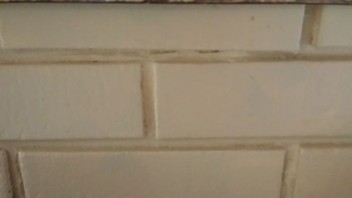 will this work over good ole z brick, concrete masonry, home maintenance repairs, kitchen backsplash, Z Brick that I painted