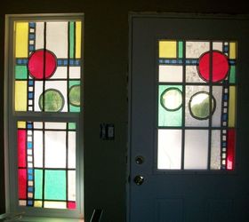 stained glass so easy, diy, flowers, how to, windows, inside looking out