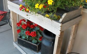 Potting Bench from Old Pallets