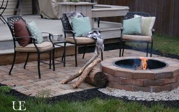 DIY Paver Patio and Fire Pit