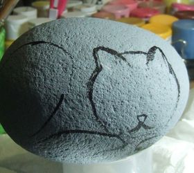 crafts painting rocks pebbles art, crafts, I started following directions