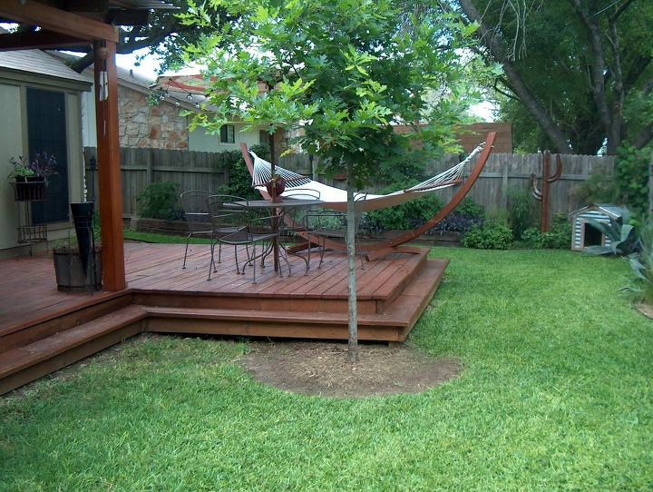 backyard transformation on a budget, decks, fences, outdoor living