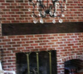 q need design help with brick wall fireplace, concrete masonry, fireplaces mantels, home decor, painting, wall decor
