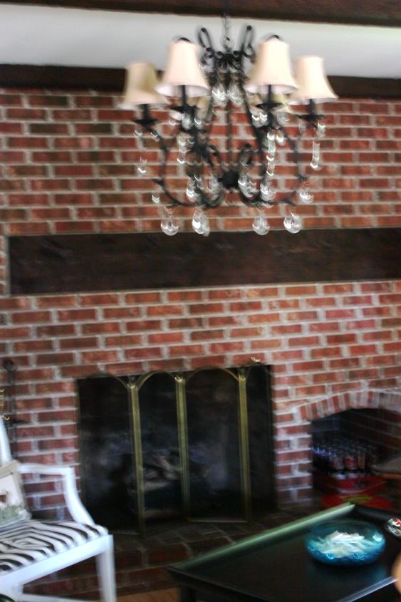 q need design help fireplace brick wall paint, concrete masonry, fireplaces mantels, painting, wall decor