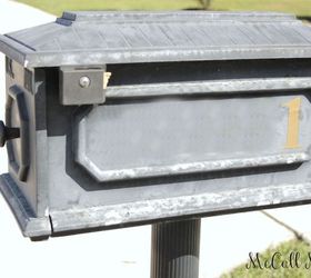 curb appeal mailbox makeover, curb appeal, painting