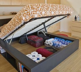 under bed storage system, this is the photo I saw on pinterest