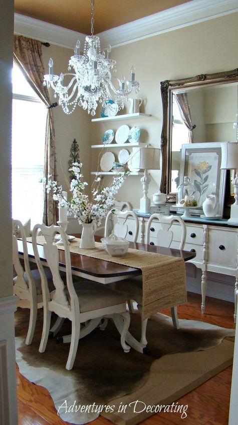 our summer dining room, dining room ideas, home decor, painted furniture, It s fun to breathe new life into your furniture by painting it