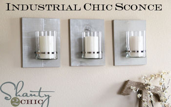 DIY Industrial Chic Sconce