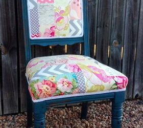 chair quilted patchwork upholstery antique revamp, reupholster