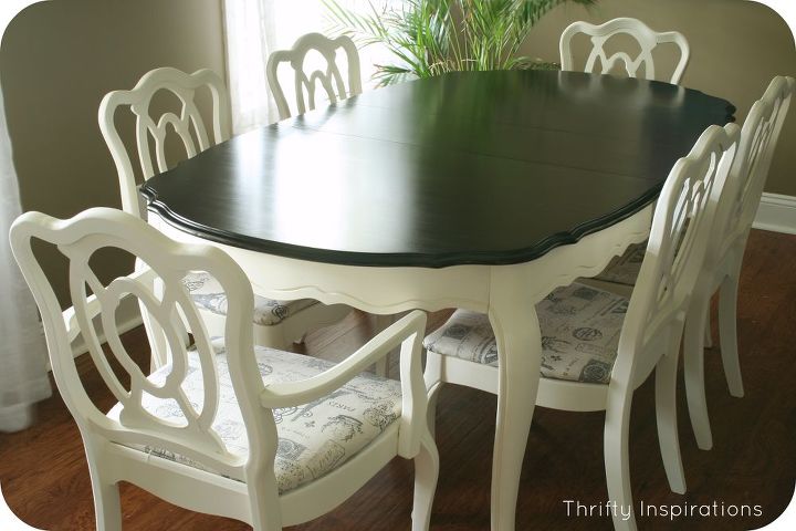 french provincial table set makeover, chalk paint, home decor, living room ideas, painted furniture, French Provincial Table Set Refinished