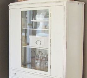 contact paper chalkboard hutch, chalk paint, chalkboard paint, painted furniture, The Before