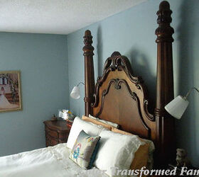 master bedroom, bedroom ideas, View of headboard and lights
