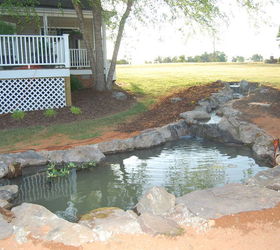 pond, gardening, outdoor living, ponds water features, New Aquascape pond installed May 4 2010 by Pond Professors in Greensboro NC