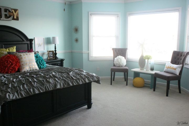 whimsy yet cozy master bedroom makeover, bedroom ideas, home decor, painting