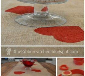 a valentine table runner that s all heart, crafts, seasonal holiday decor, valentines day ideas