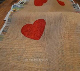 a valentine table runner that s all heart, crafts, seasonal holiday decor, valentines day ideas