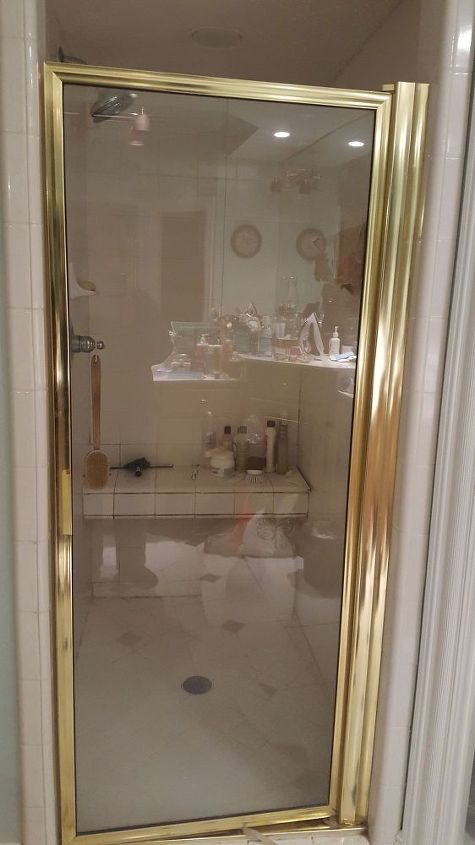 can i paint my gold tone shower door metal